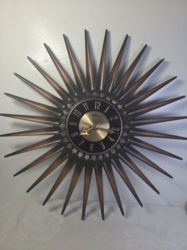 Syroco sunburst wall clock - sunburst,