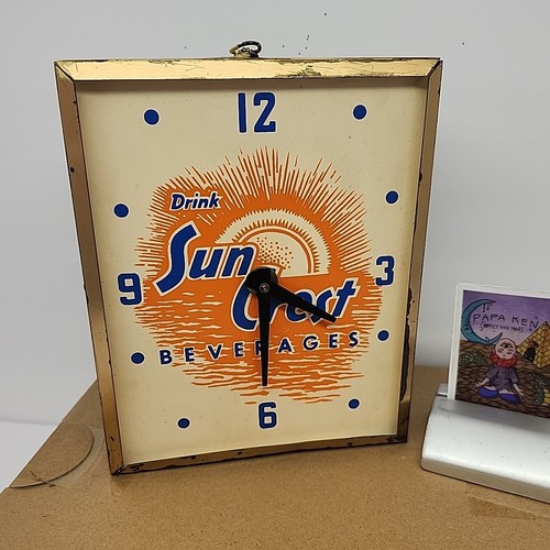 Vintage sun crest - crest, beverages
