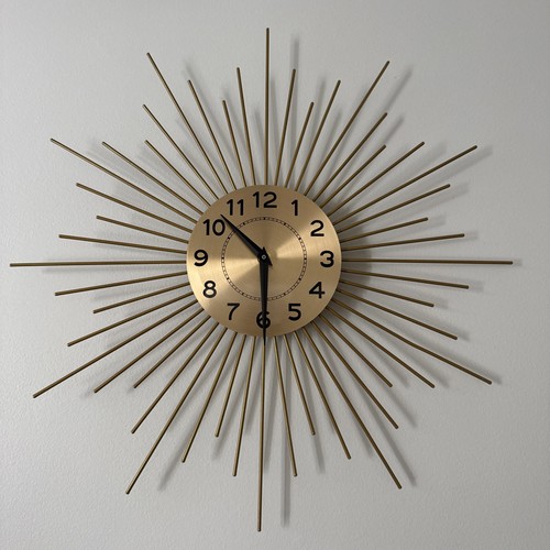 Gold metal sunburst - gold,