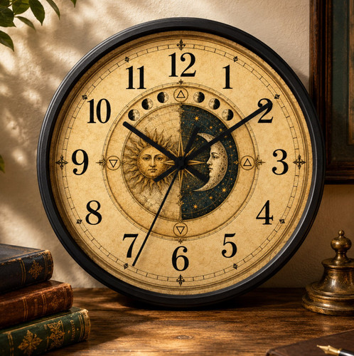Celestial clock sun moon - celestial,