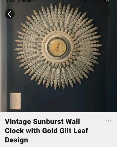 Vintage retro sunburst wall - sunburst,