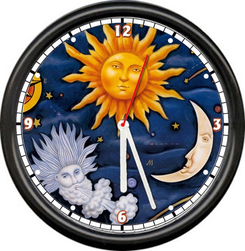 Sun moon wind sky stars - moon,