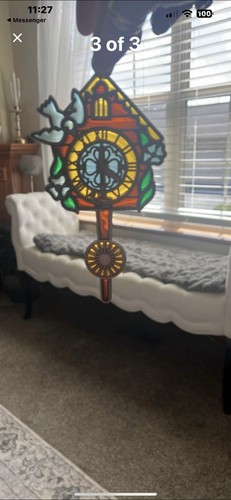 Vintage sun catcher clock 49 - sun,